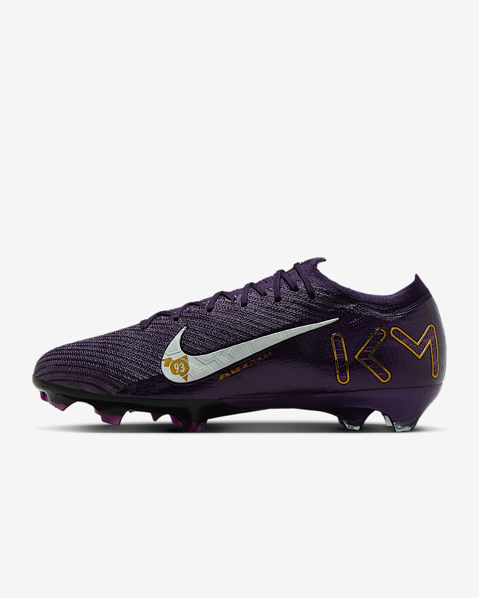 Scarpa da calcio a taglio basso FG Nike Mercurial Vapor 16 Elite "Kylian Mbappé" - Grand Purple/Pale Ivory