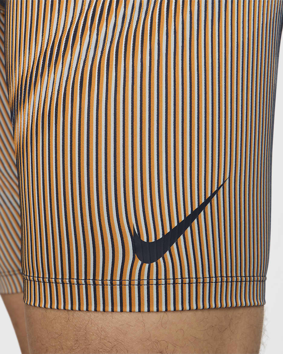 Nike AeroSwift Dri-FIT ADV félhosszú, testhezálló futónadrág férfiaknak - Obsidian/Bright Ceramic/Celestine Blue/Dark Obsidian