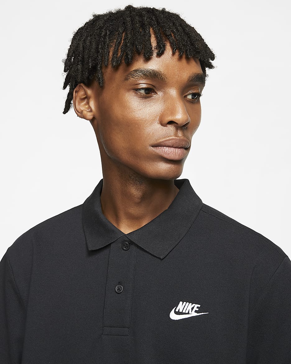 Nike Sportswear Men's Polo - Black/White