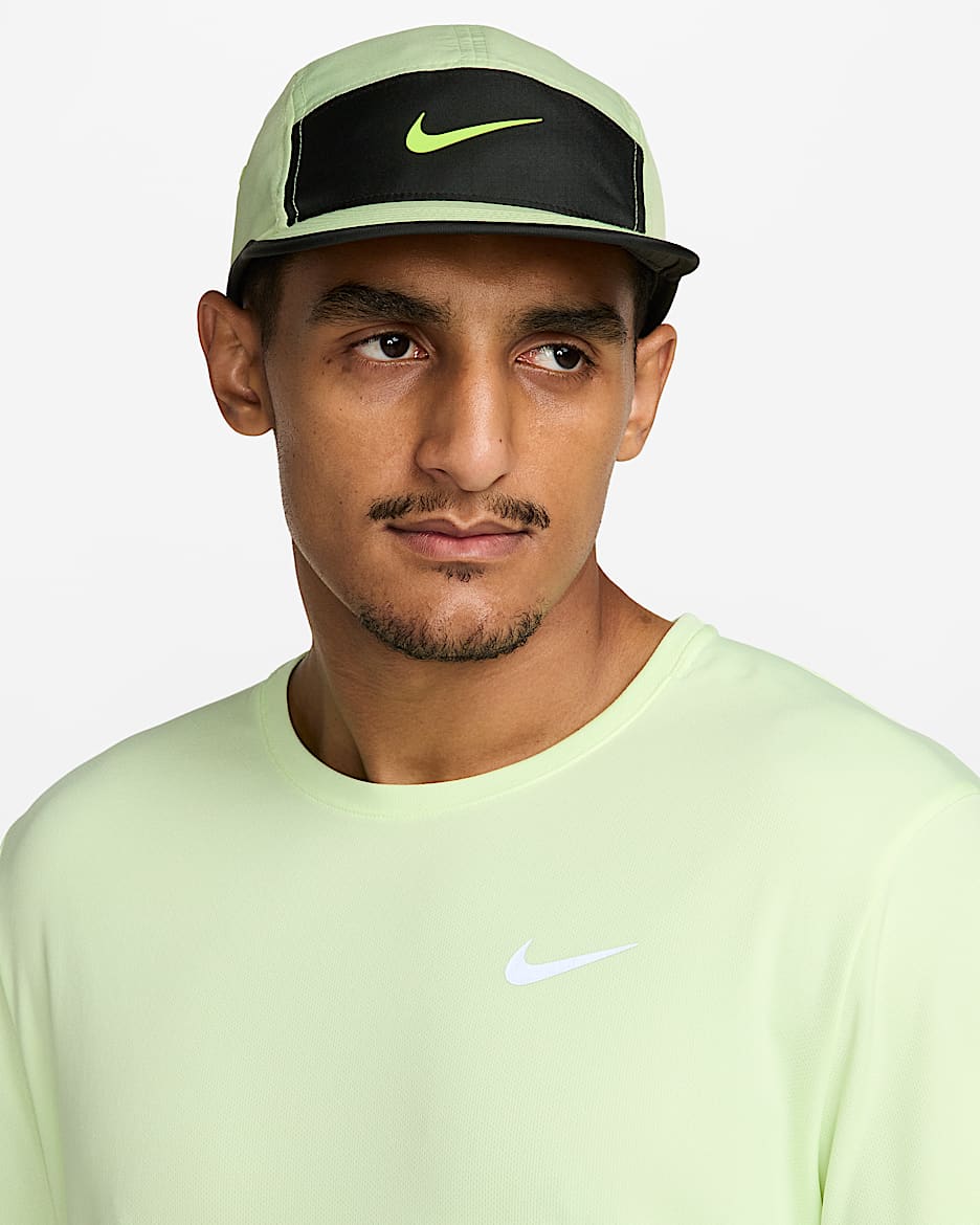 Nike Dri-FIT Fly Unstructured Swoosh Cap - Barely Volt/Black/Volt