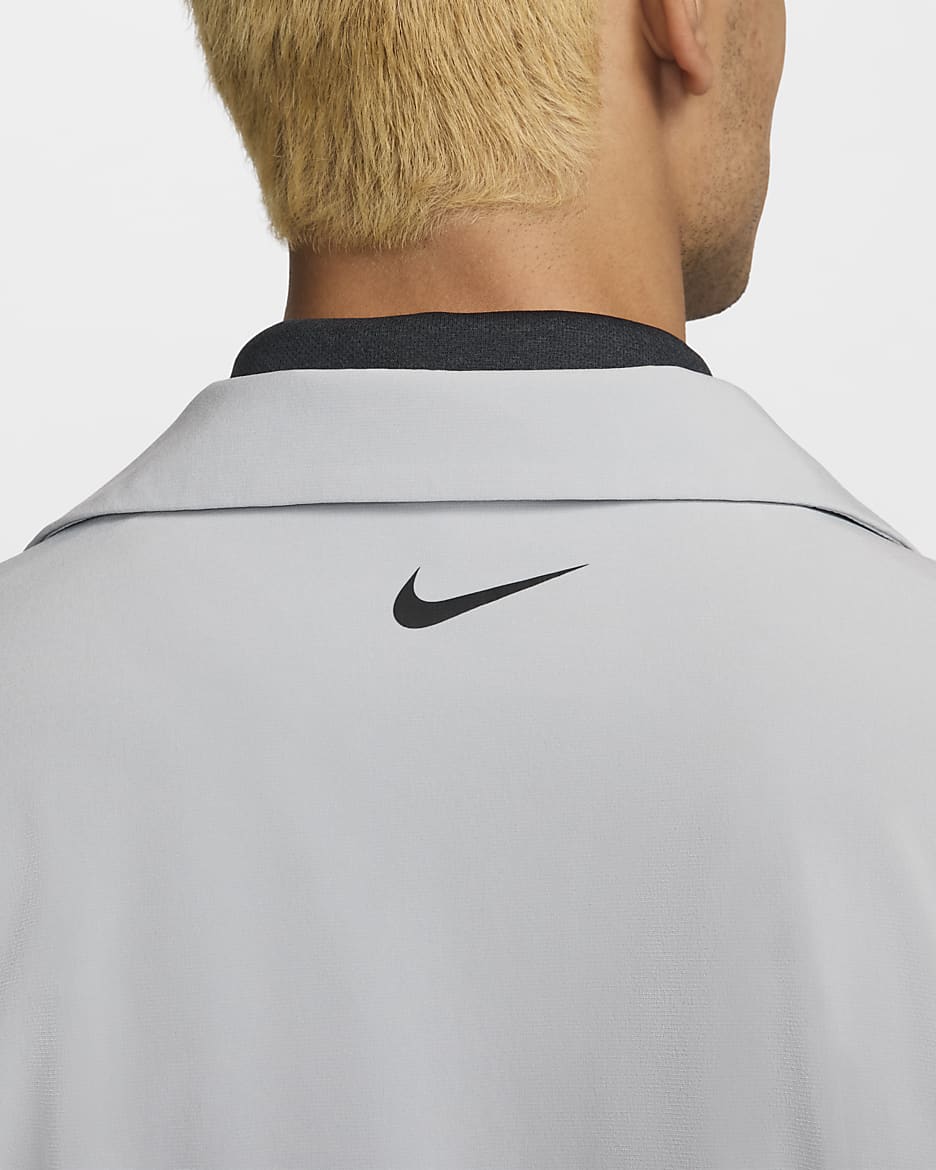 Nike Tour Jaqueta amb cremallera completa de golf Repel - Home - Light Smoke Grey/Negre