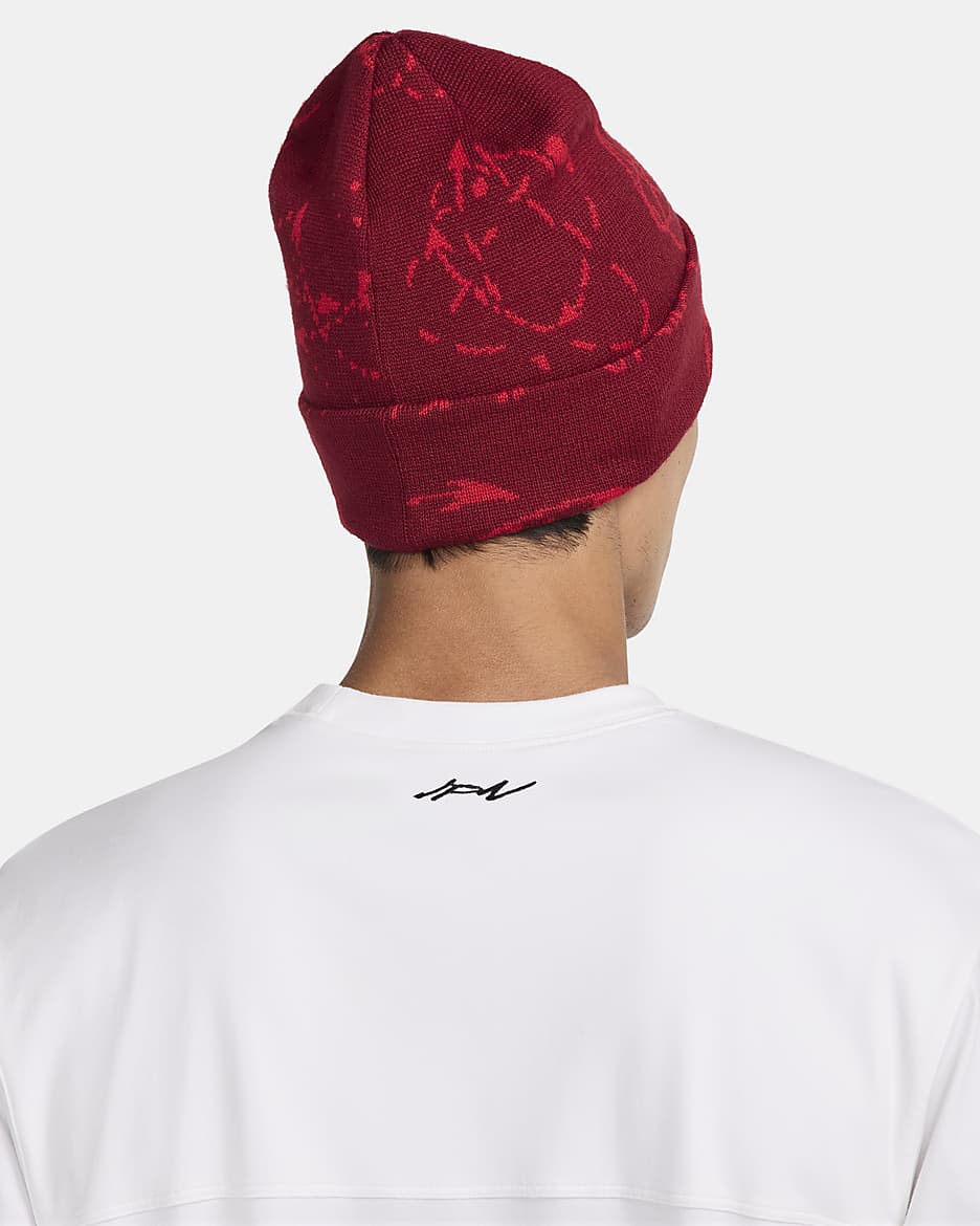 Japan Peak Nike Breaking Beanie - Team Red/White