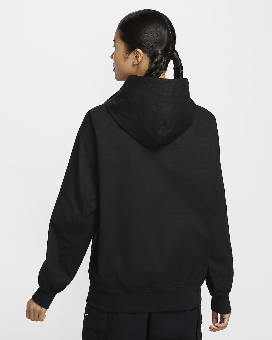 Nike Sportswear Women's Oversized Jacket - Black/Black