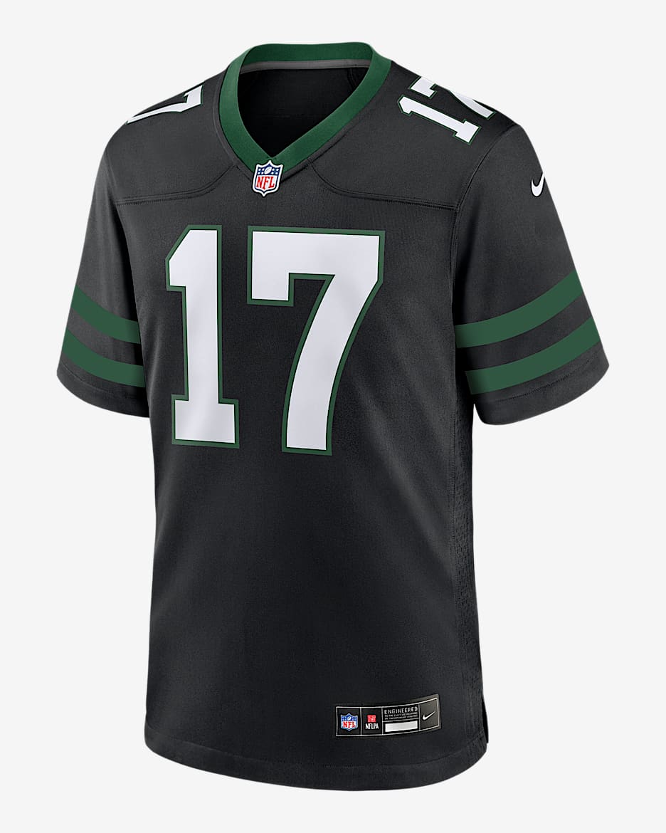 Davante Adams New York Jets Men's Nike NFL Game Jersey - Black