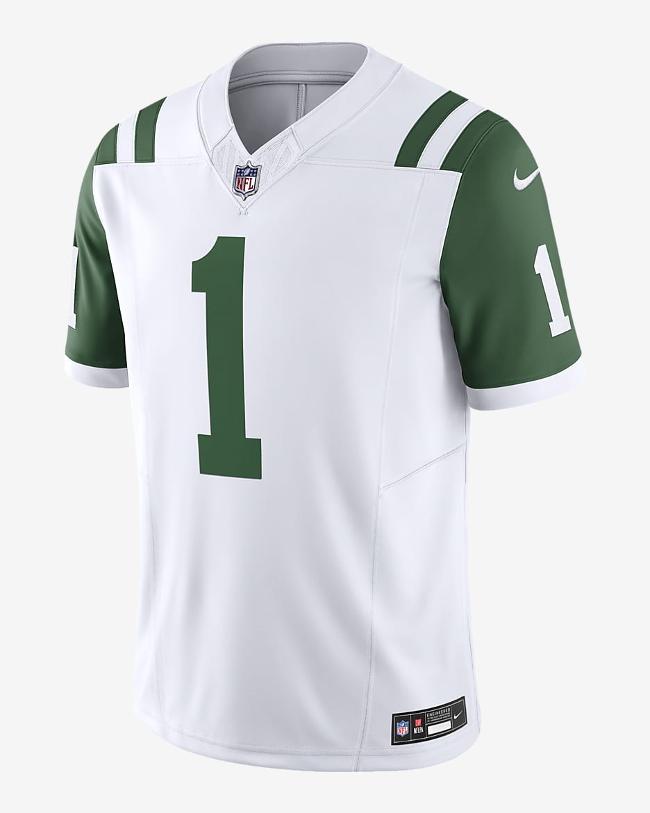 Jersey de fútbol americano Nike Dri-FIT de la NFL Limited para hombre Sauce Gardner New York Jets - Blanco