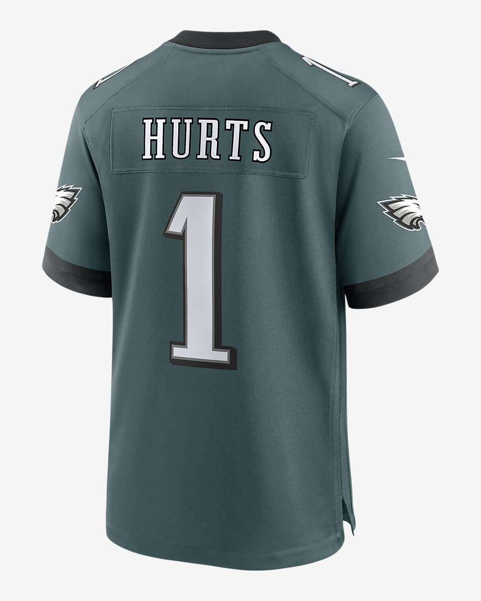 Jersey de la NFL Nike Game para hombre Jalen Hurts Philadelphia Eagles - Verde