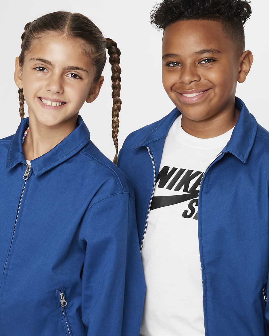 Nike SB Older Kids' Skate Coaches Jacket - Court Blue/Star Blue