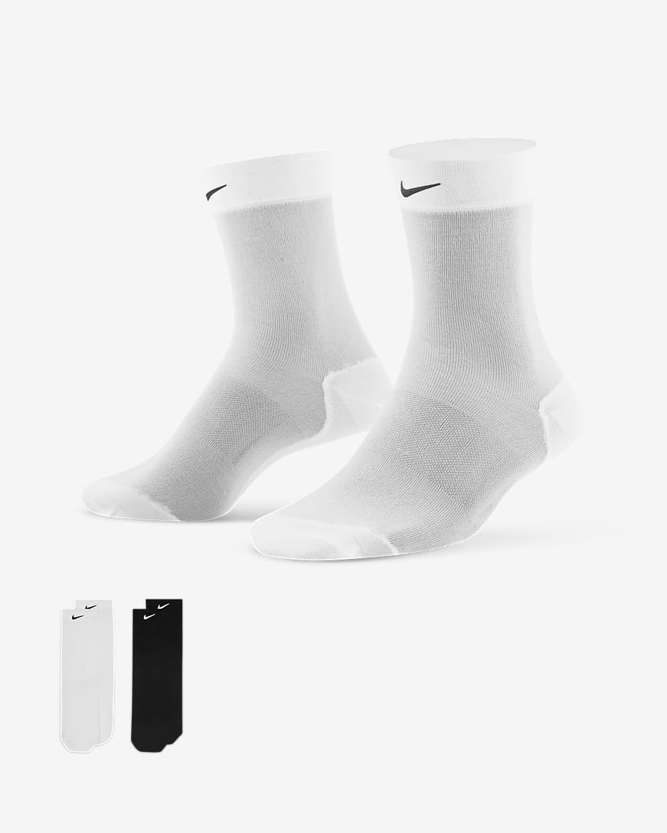 Nike Women's Sheer Ankle Socks (2 Pairs) - Multi-Color