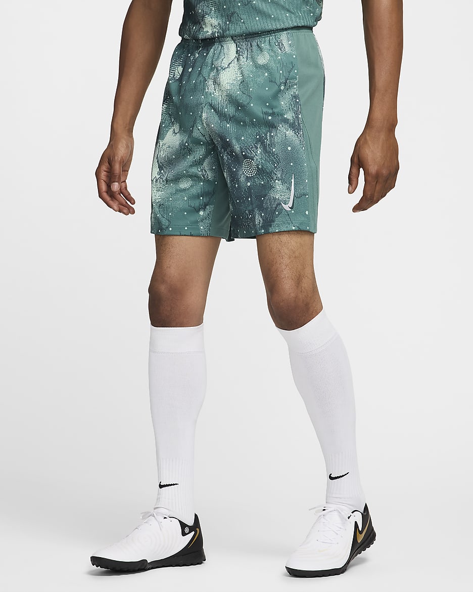 Tottenham Hotspur 2024/25 Stadium Derde Nike Dri-FIT replicavoetbalshorts voor heren - Enamel Green/Bicoastal/Wit