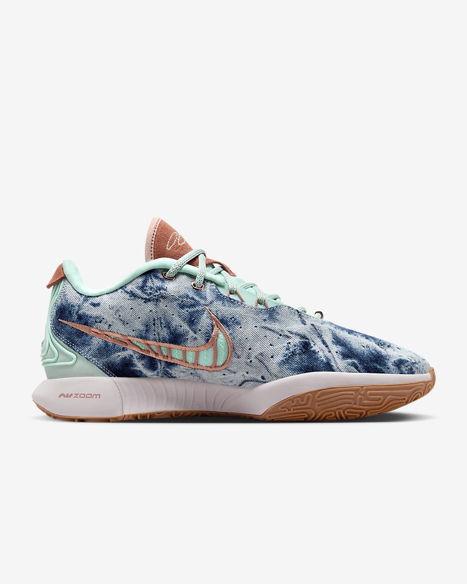 LeBron XXI 'Aragonite' EP Basketball Shoes - Jade Ice/Emerald Rise/Platinum Violet/Terra Blush