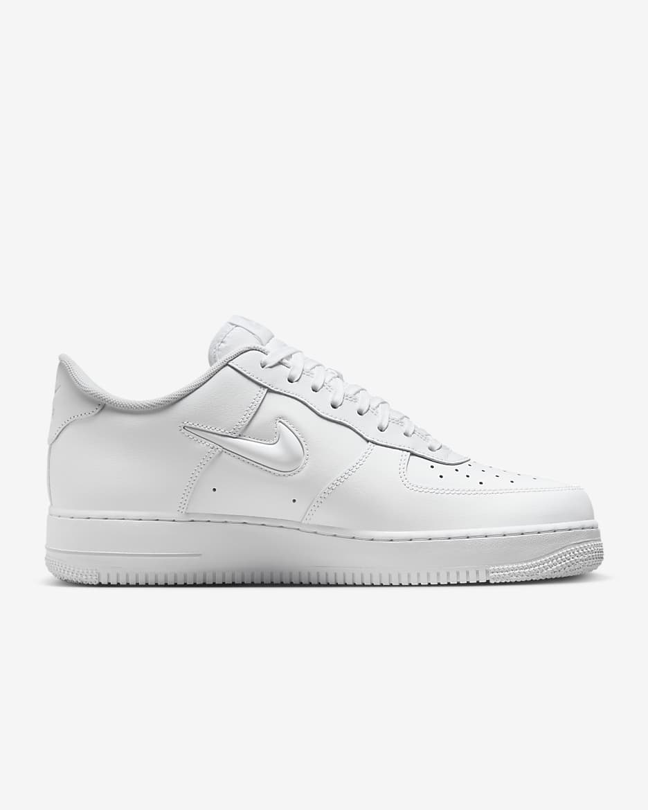 Chaussure Nike Air Force 1 pour homme - Blanc/Dark Smoke Grey