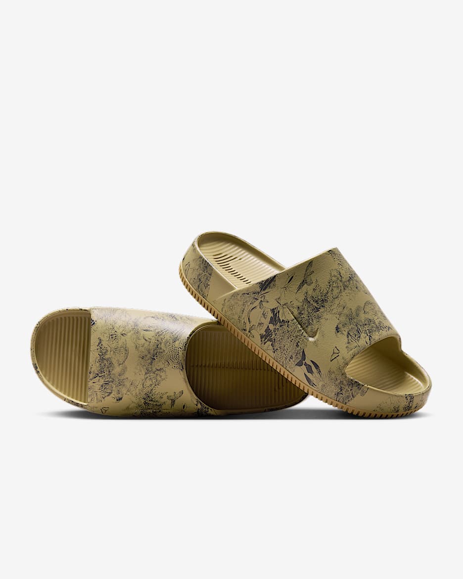 Chanclas para hombre Nike Calm Printed - Beige paracaídas/Antracita
