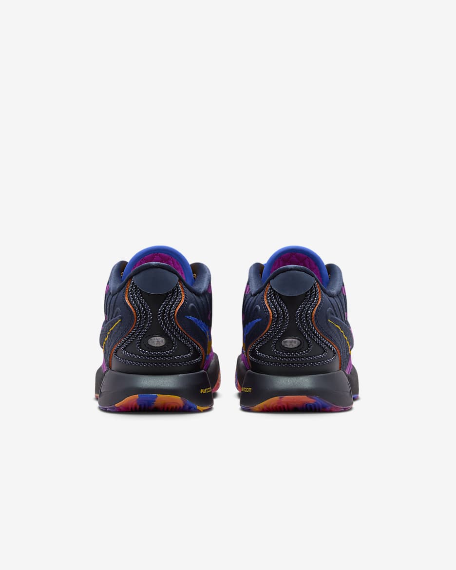 LeBron XXI SE „Summerverse” kosárlabdacipő nagyobb gyerekeknek - Hyper Violet/Obsidian/University Gold/Hyper Royal