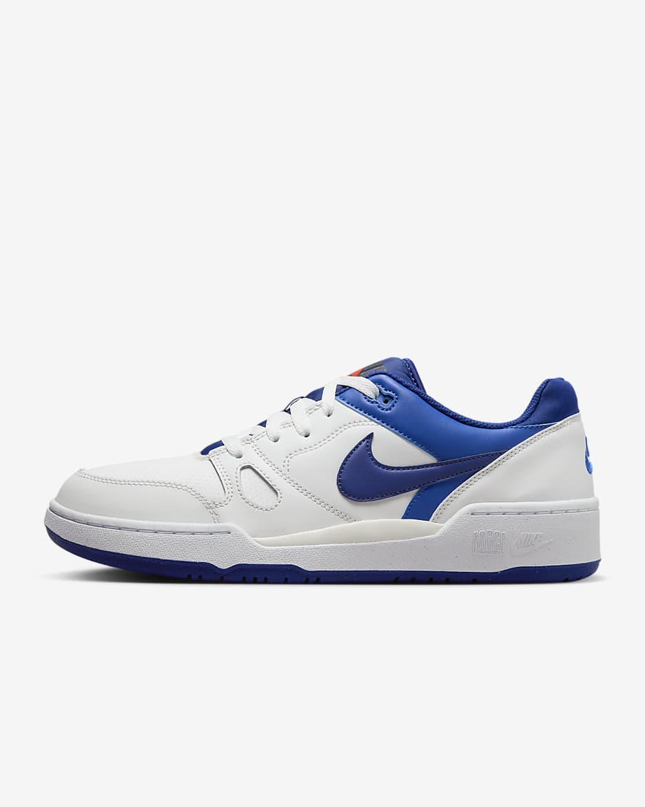 Nike Full Force Low Men's Shoes - Summit White/Racer Blue/Summit White/Deep Royal Blue