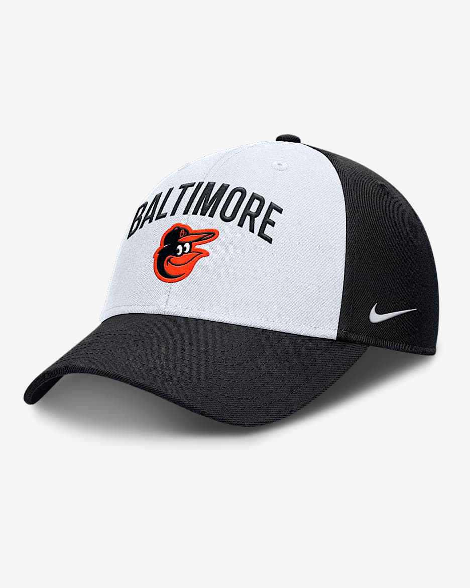 Baltimore Orioles Club Men's Nike Dri-FIT MLB Adjustable Hat - White