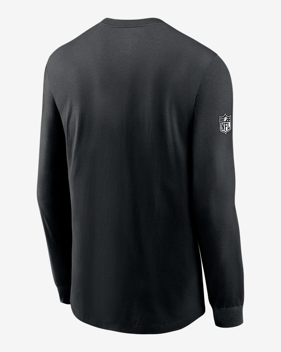 Indianapolis Colts Sideline Team Issue Men's Nike Dri-FIT NFL Long-Sleeve T-Shirt