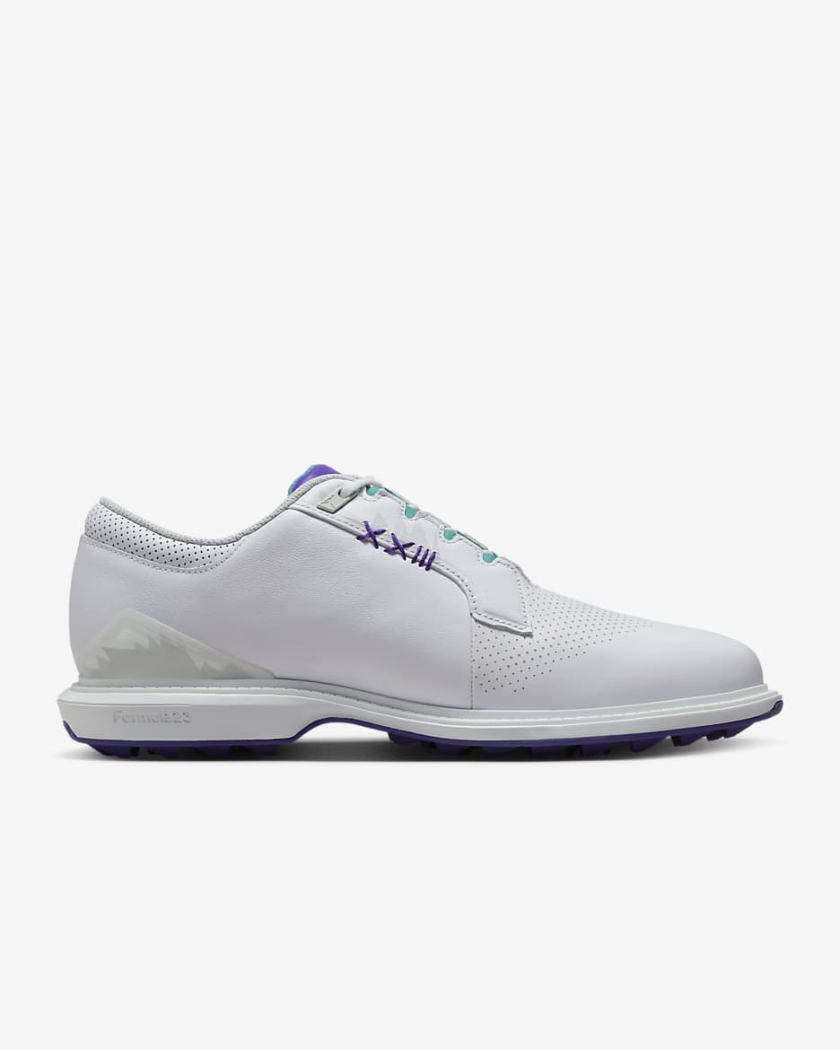 Jordan ADG 5 golfschoenen - Wit/Emerald Rise/Grape Ice