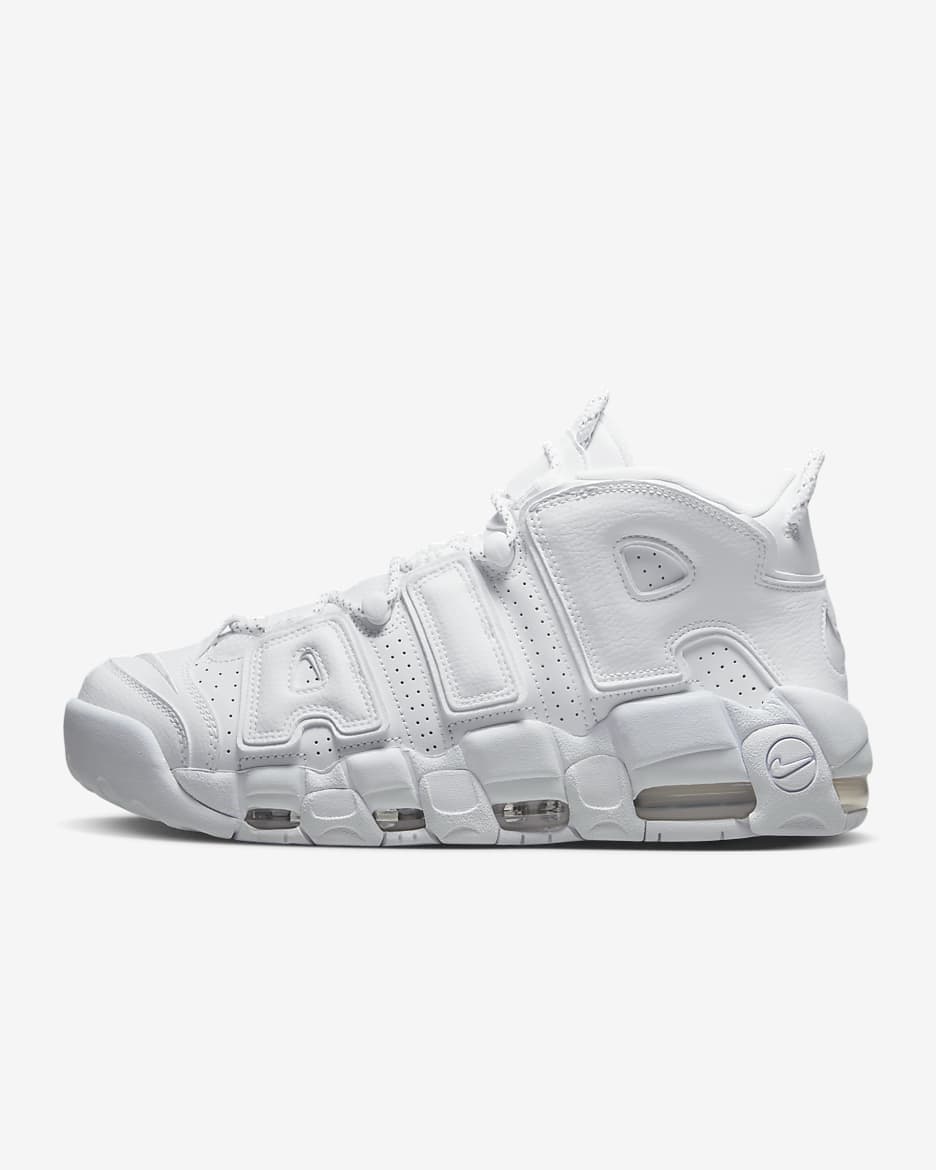 Tenis para hombre Nike Air More Uptempo '96 - Blanco/Blanco/Blanco