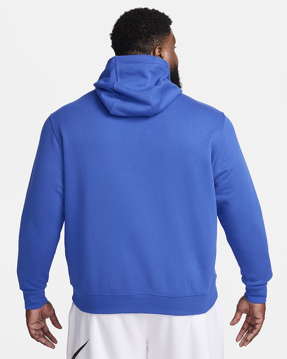 Nike Sportswear Club Fleece Hoodie - Game Royal/Game Royal/Weiß