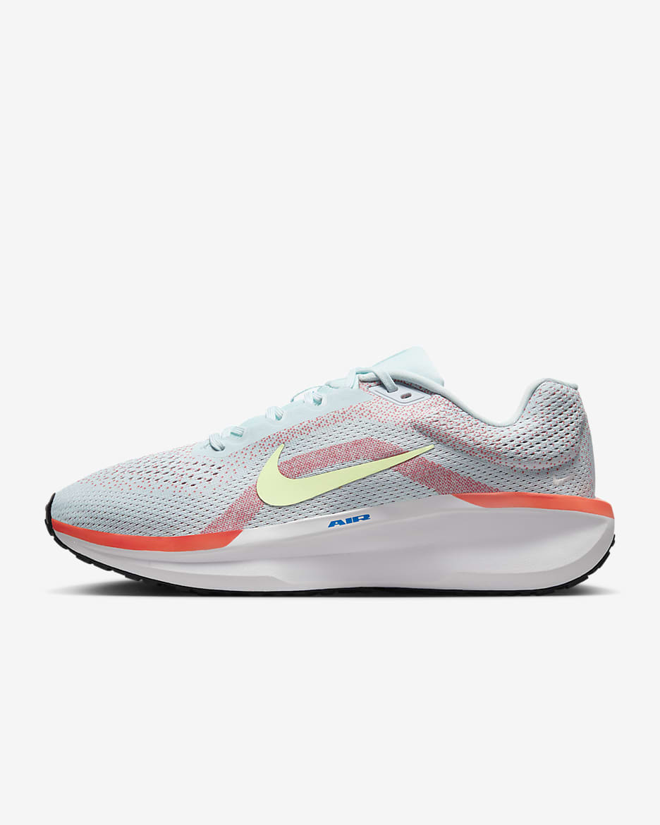 Chaussure de running sur route Nike Winflo 11 pour homme - Glacier Blue/Bright Crimson/Sail/Barely Volt