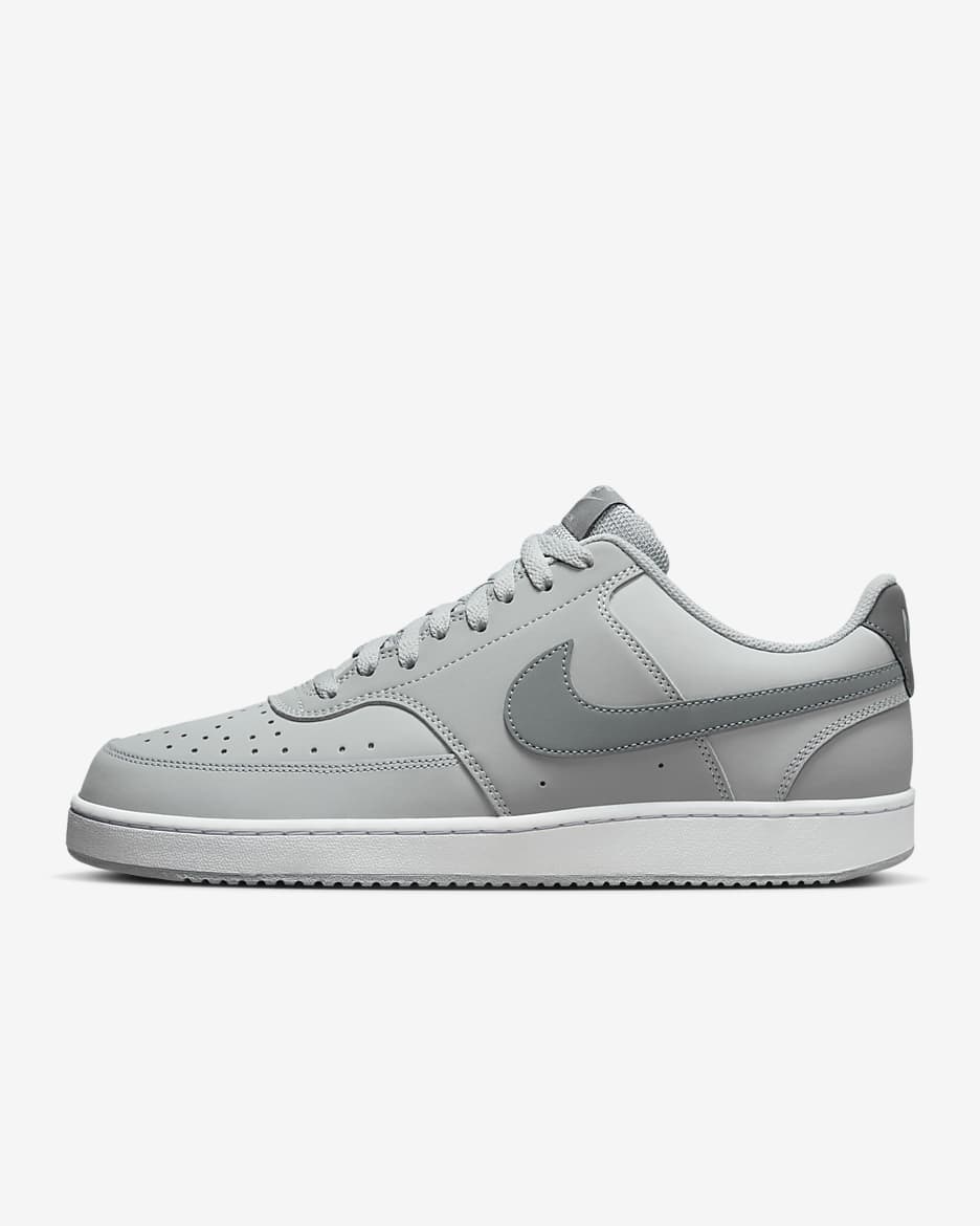 Tenis para hombre Nike Court Vision Low - Gris humo claro/Blanco/Gris humo
