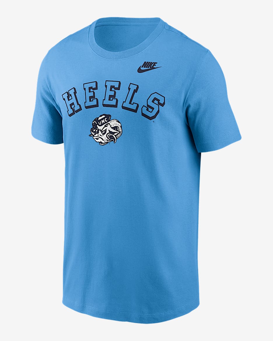 North Carolina Legacy Nickname Men's Nike College T-Shirt - Light Blue