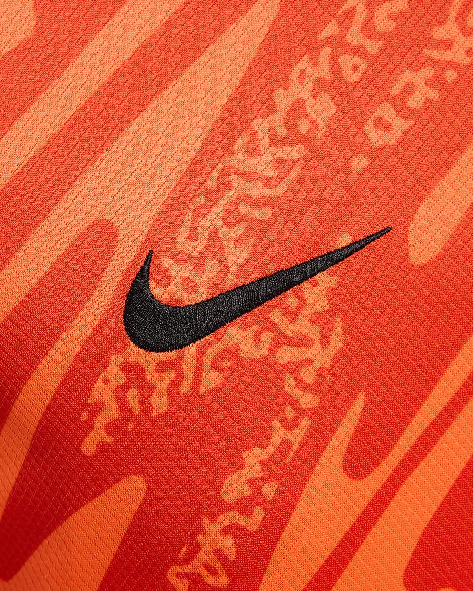 Maillot de foot à manches courtes replica Nike Dri-FIT Angleterre (Équipe féminine) 2024/25 Stadium Gardien de but pour homme - Total Orange/Safety Orange/Safety Orange/Noir