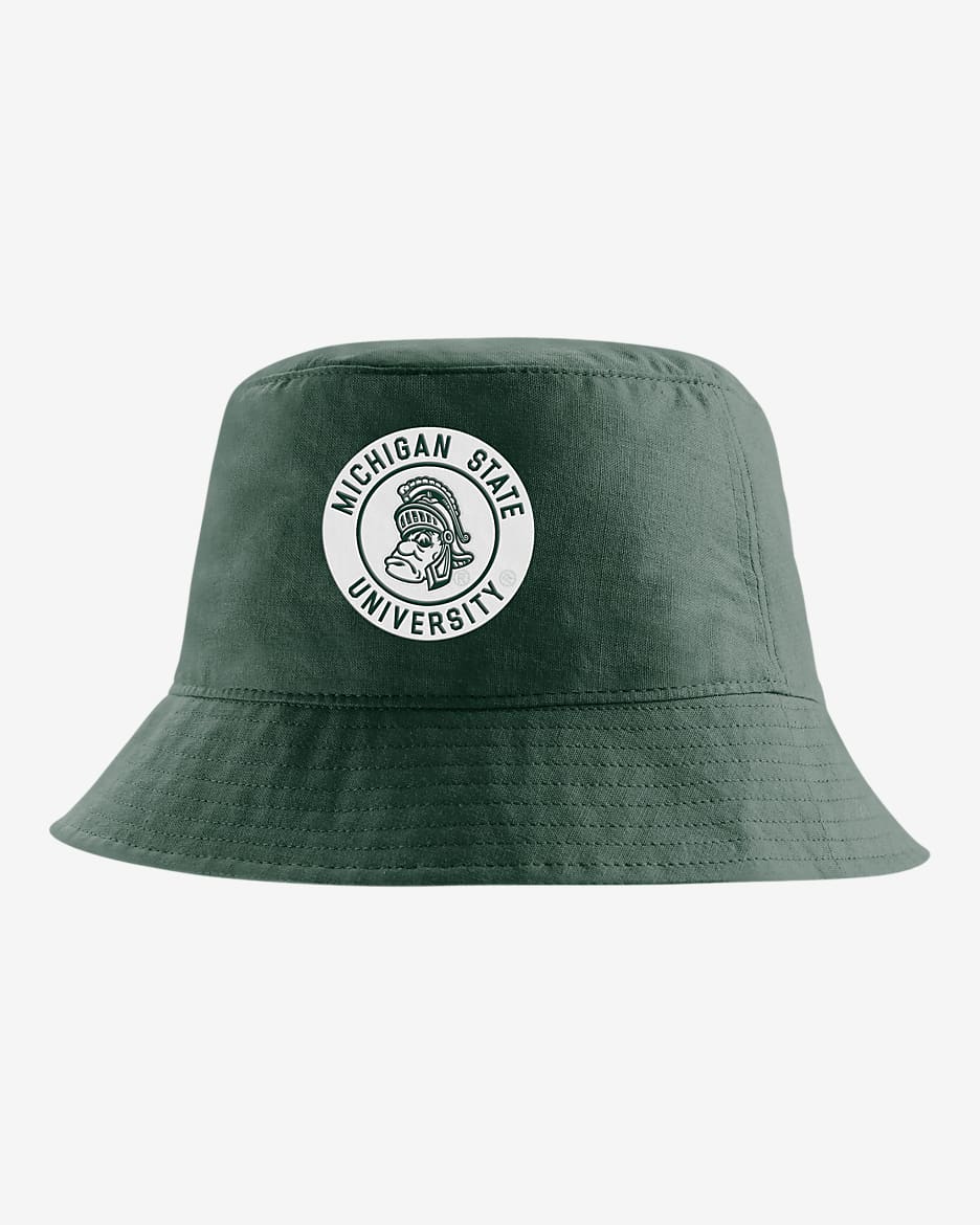 Michigan State Nike College Bucket Hat - Noble Green