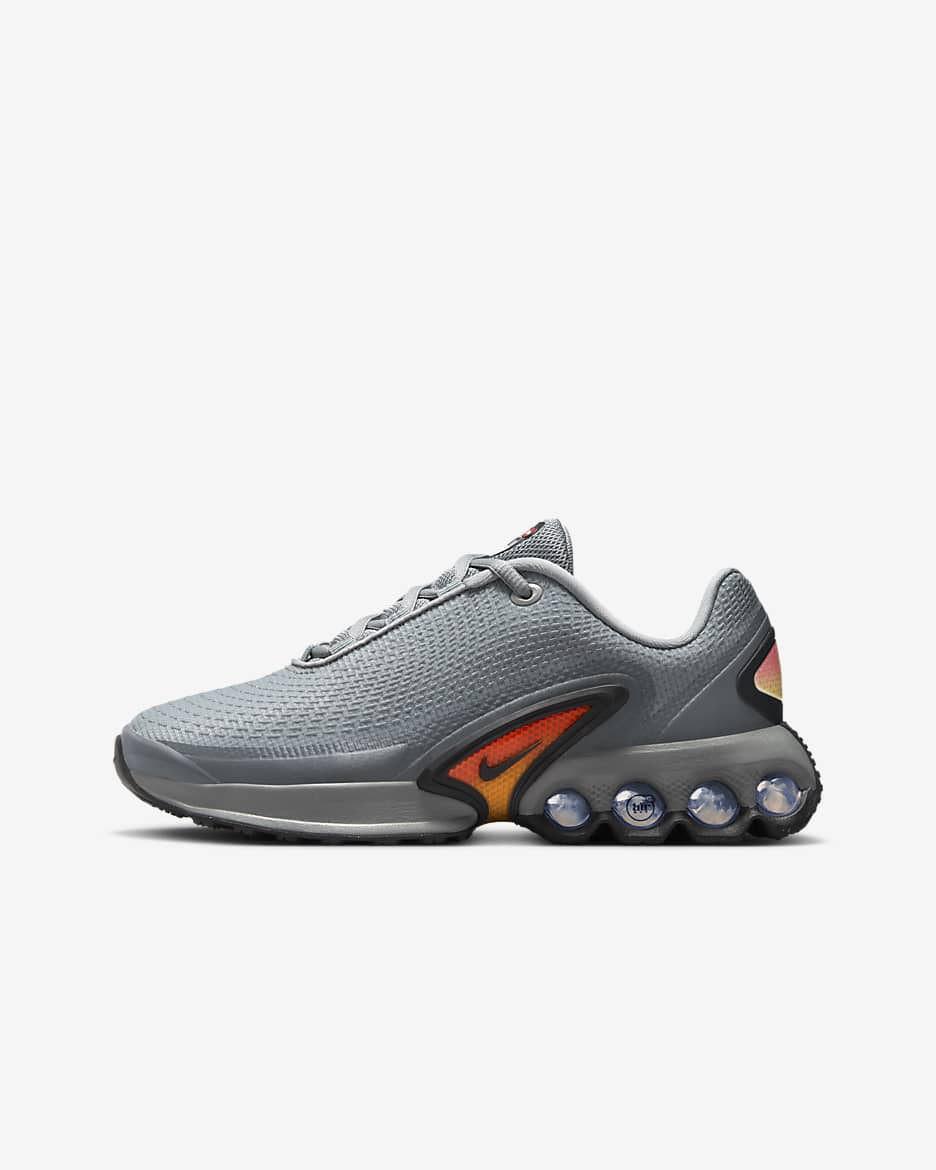 Nike Air Max Dn Older Kids' Shoes - Particle Grey/Smoke Grey/Wolf Grey/Black