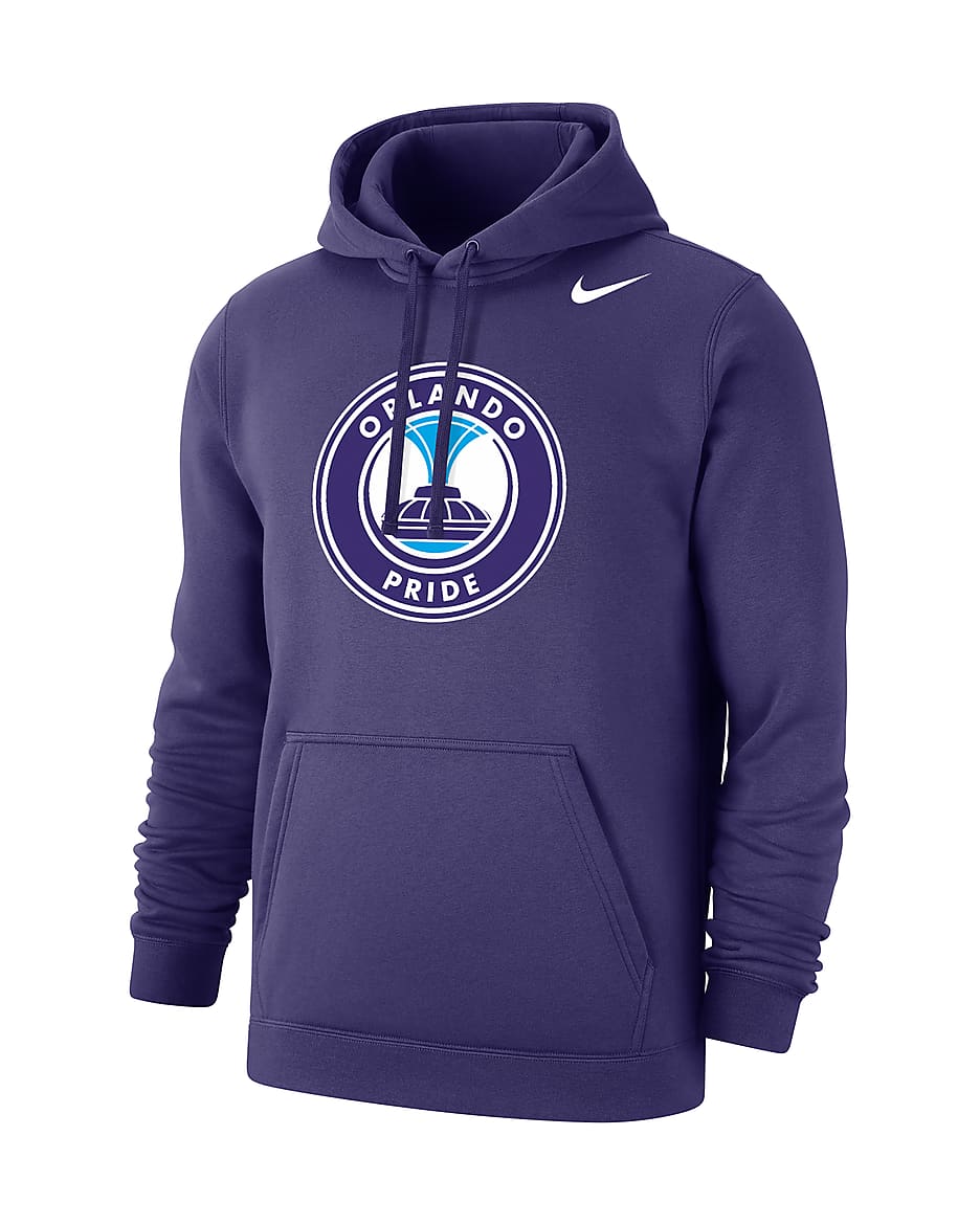 Orlando Pride Club Fleece Men's Nike Soccer Hoodie - New Orchid