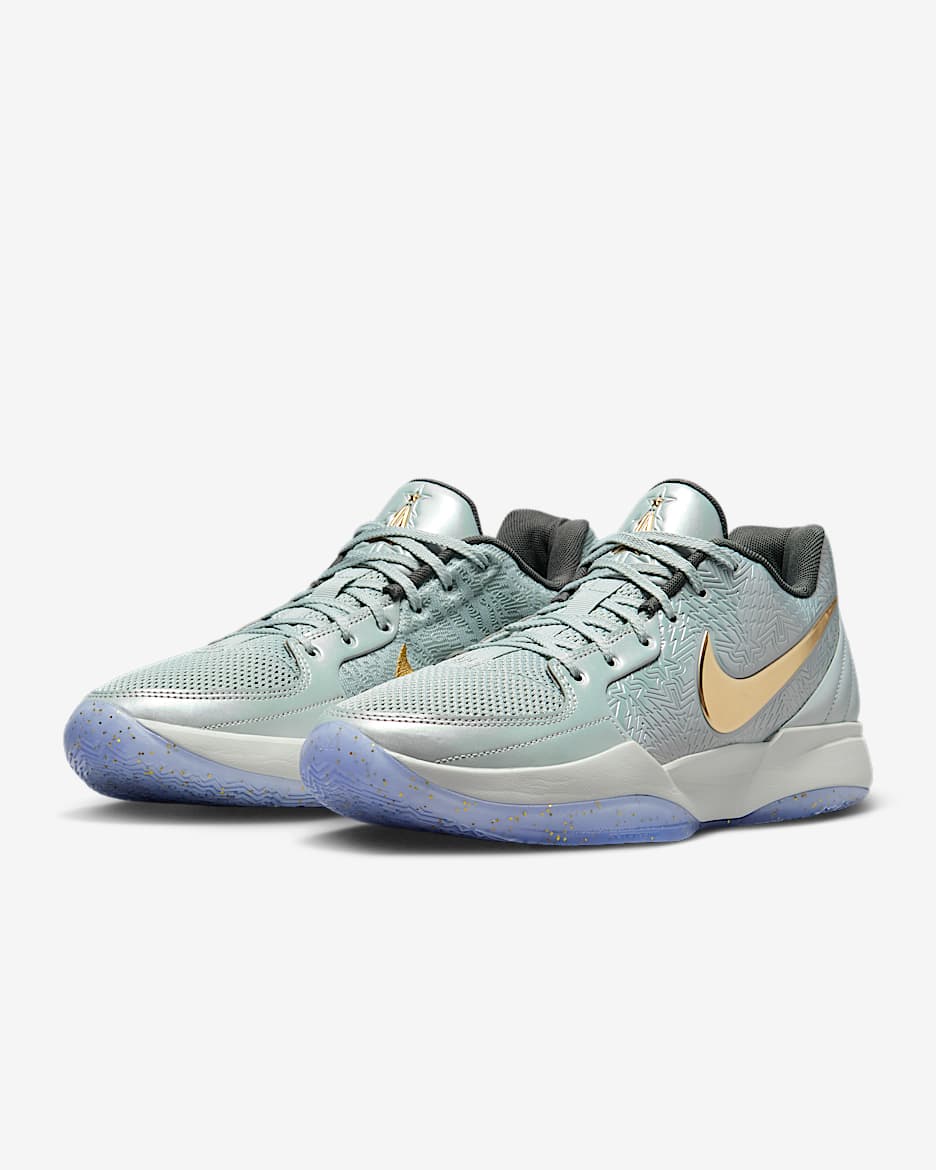 Ja 2 'Tree Top' Basketball Shoes - Light Silver/Iron Grey/Metallic Gold