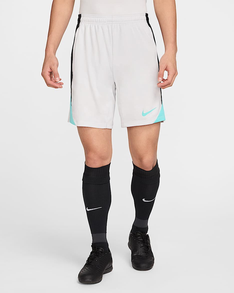 Nike Strike Men's Dri-FIT Football Shorts - Photon Dust/Black/Dynamic Turquoise/Dynamic Turquoise