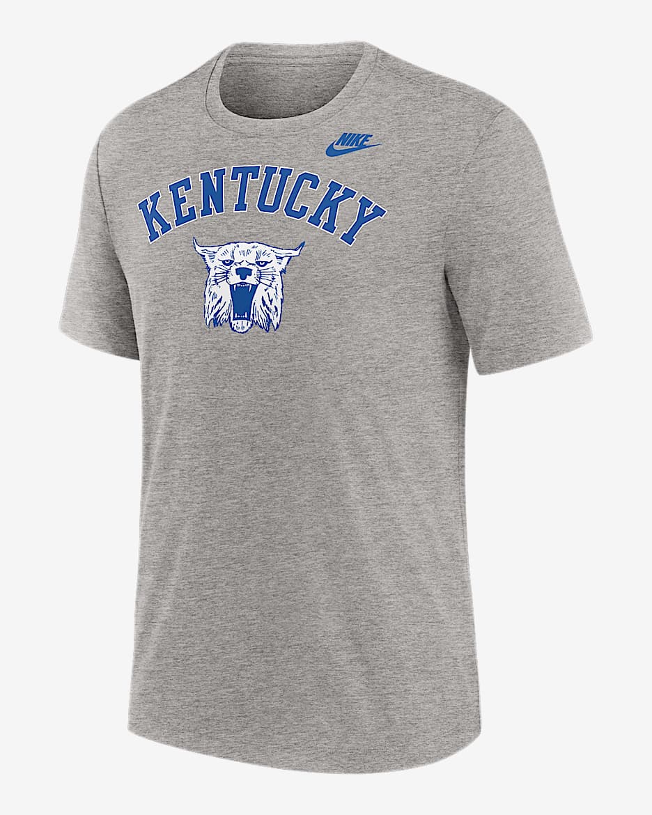 Kentucky Legacy Arch Men's Nike College T-Shirt - Dark Grey Heather