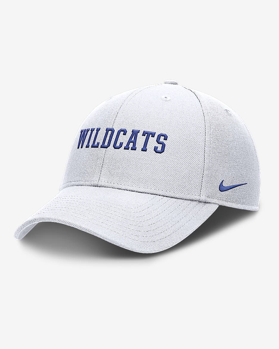 Kentucky On-Field Rise Gameday Men's Nike Dri-FIT College Trucker Adjustable Hat - White