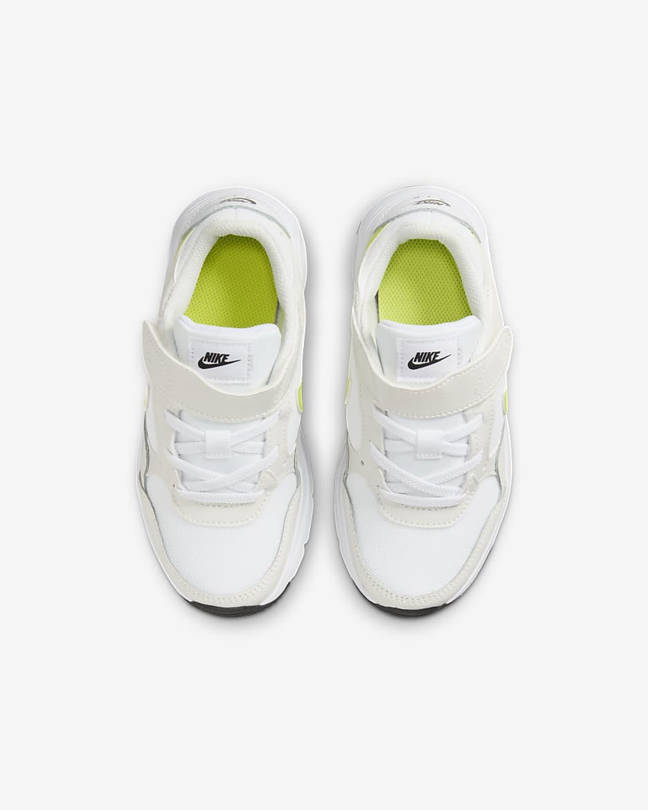 Tenis para niños de preescolar Nike Air Max SC - Blanco/Fantasma/Negro/Cíber