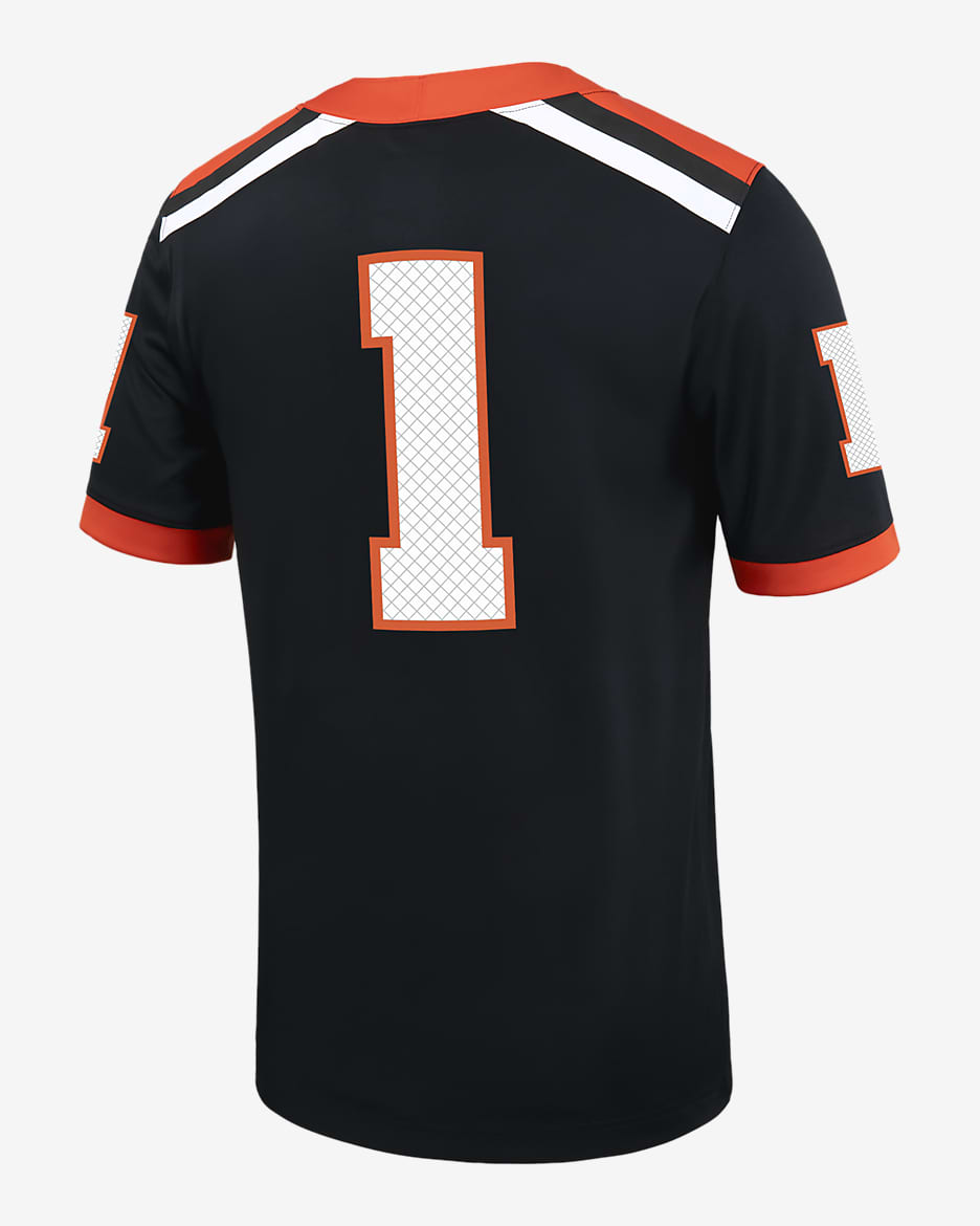 Jersey de fútbol americano universitario Nike Replica para hombre Oregon State - Negro