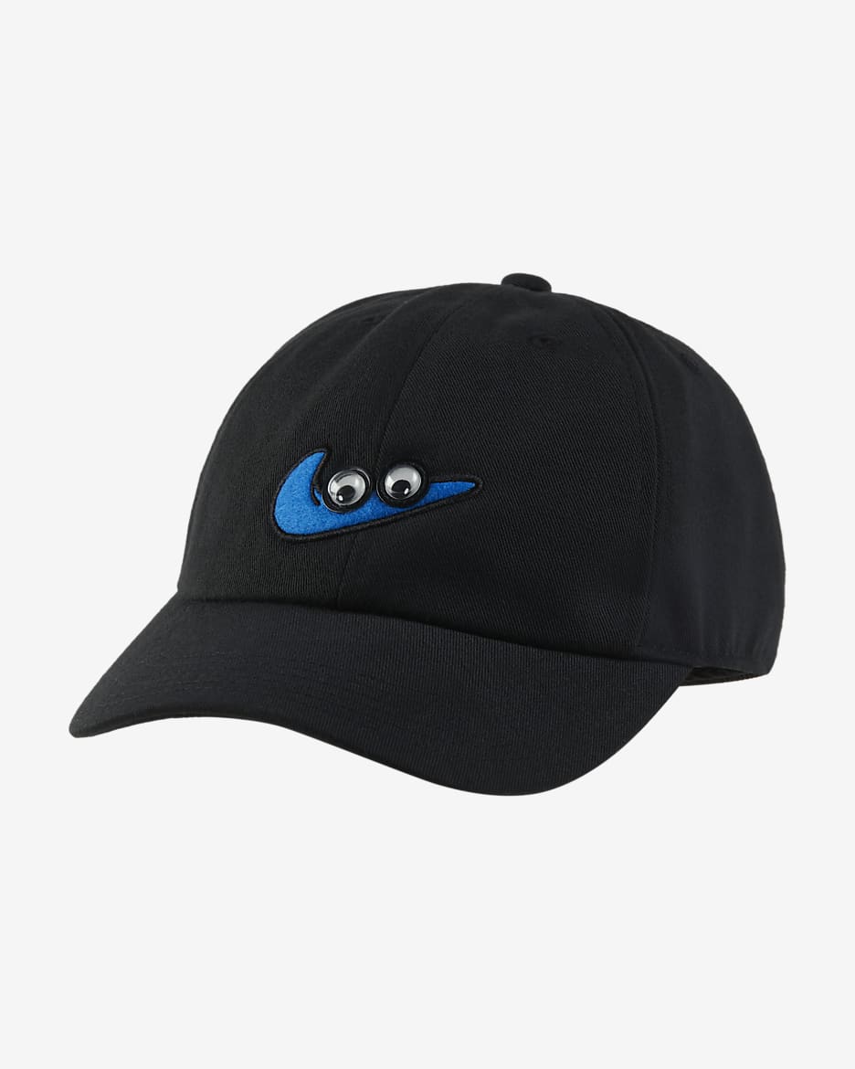 Nike Club Older Kids' Cap - Black/Photo Blue