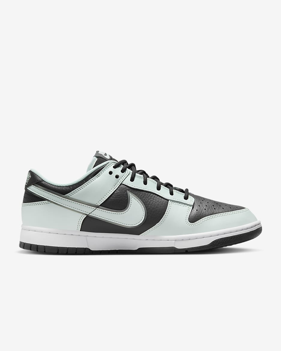 Nike Dunk Low Retro Premium Men's Shoes - Dark Smoke Grey/White/Barely Green