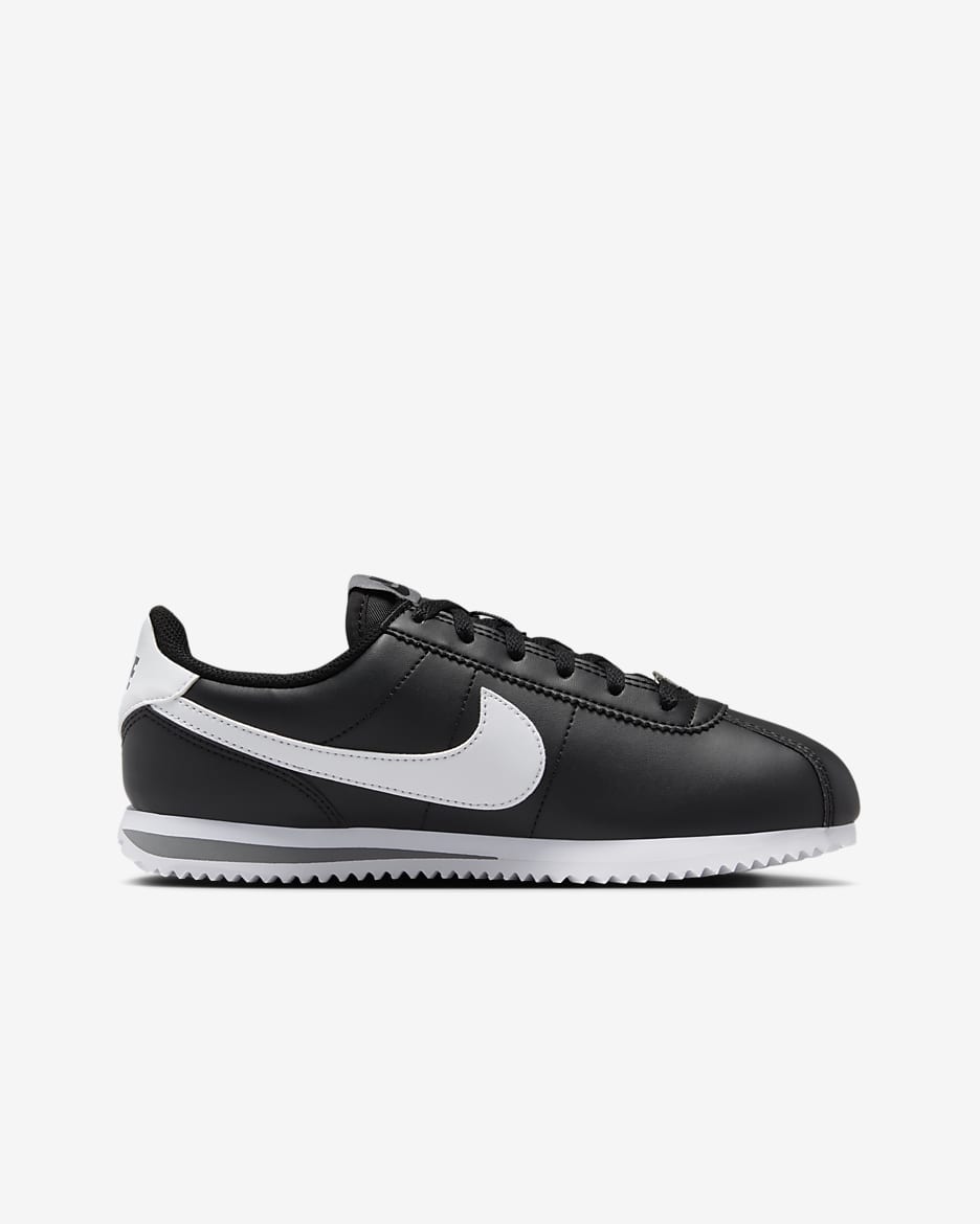 Boty Nike Cortez pro větší děti - Černá/Cool Grey/Bílá