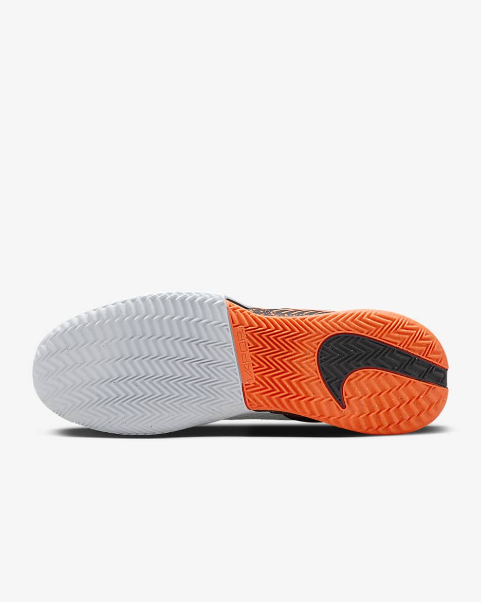 NikeCourt Vapor Pro 2 Premium tennisschoenen voor heren (gravel) - Pure Platinum/Hyper Crimson/Wit/Zwart