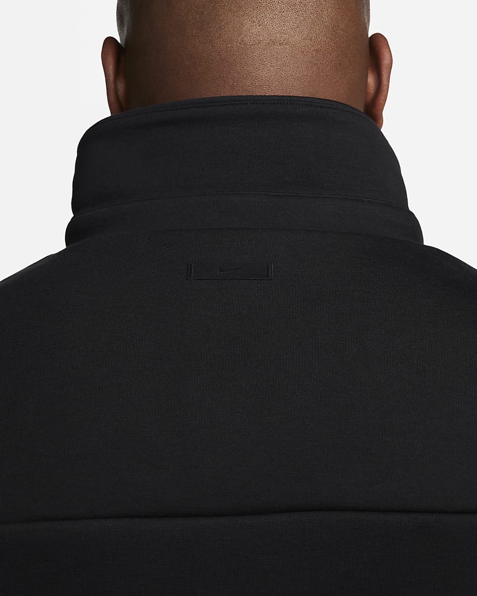 Surchemise oversize Nike Sportswear Tech Fleece Reimagined pour homme - Noir/Noir