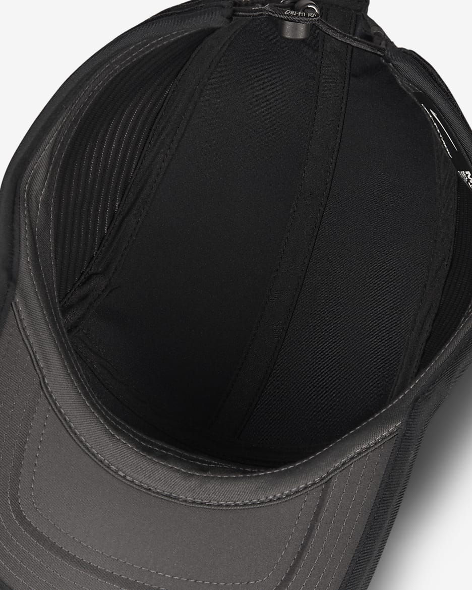 Casquette souple AeroBill AeroAdapt Nike Dri-FIT ADV Fly - Noir/Anthracite/Noir