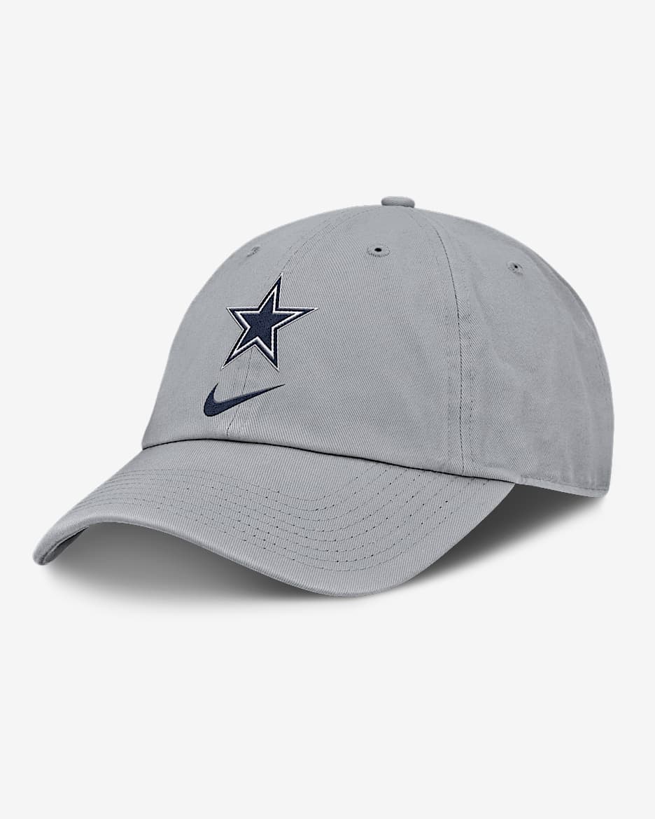 Gorra ajustable Nike de la NFL para hombre Dallas Cowboys Club - Gris