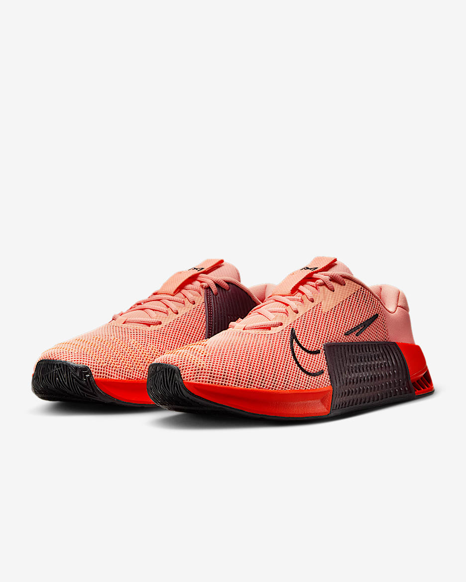 Nike Metcon 9 Men's Workout Shoes - Apricot Agate/Picante Red/Dark Team Red/Black