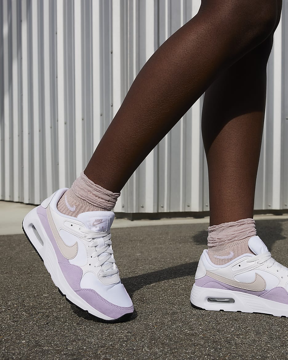 Chaussures Nike Air Max SC pour Femme - Blanc/Violet Mist/Noir/Platinum Violet