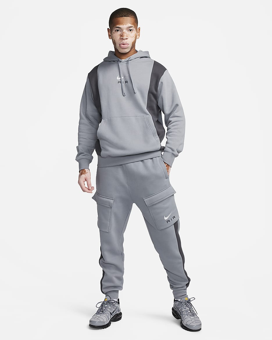 Pantalon cargo en tissu Fleece Nike Air pour homme - Cool Grey/Anthracite