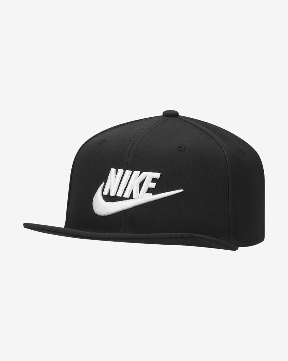 Nike Pro Kids' Adjustable Hat - Black/Black/White