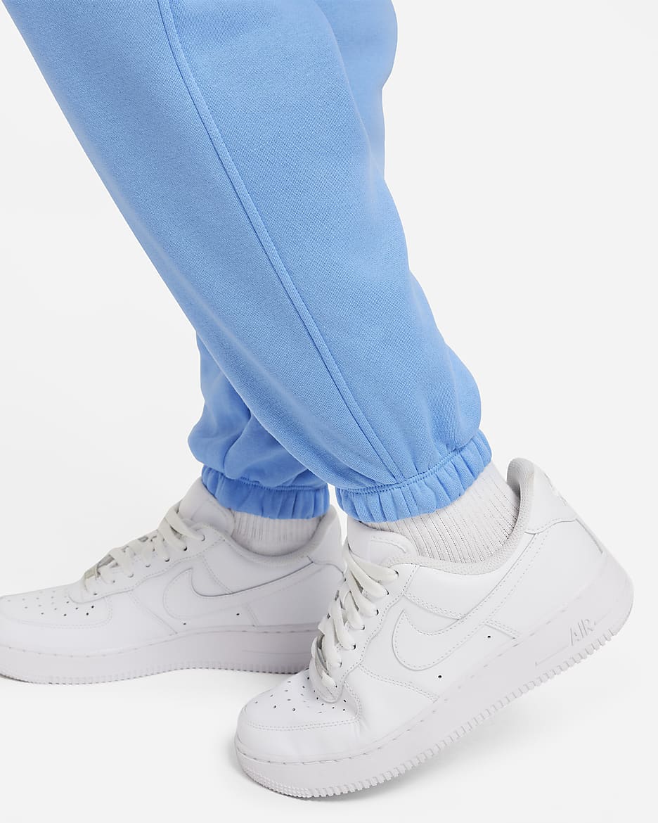 Nike Sportswear Club Fleece Big Kids' (Girls') Pants - University Blue/Blue Tint