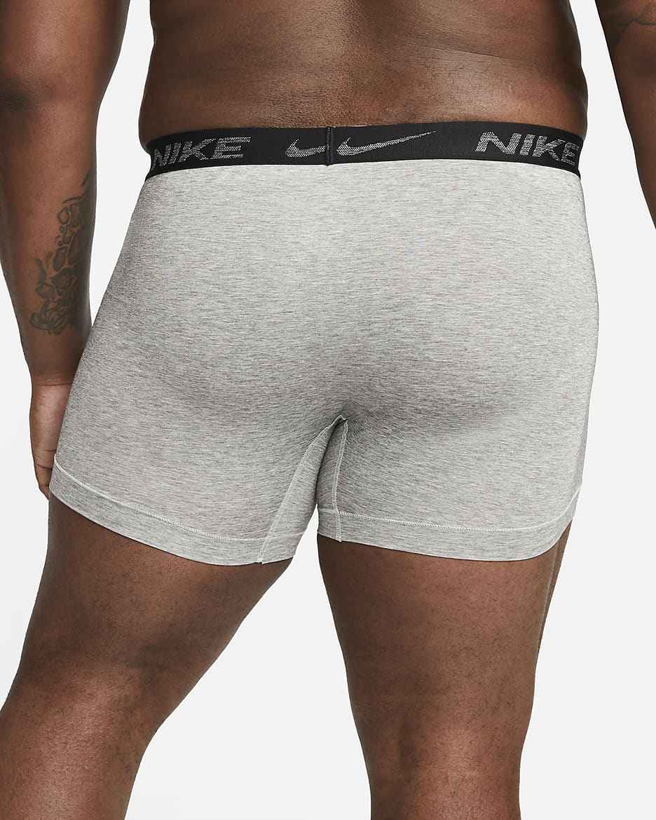 Nike Dri-FIT ReLuxe Men's Boxer Briefs (2-Pack) - Grey