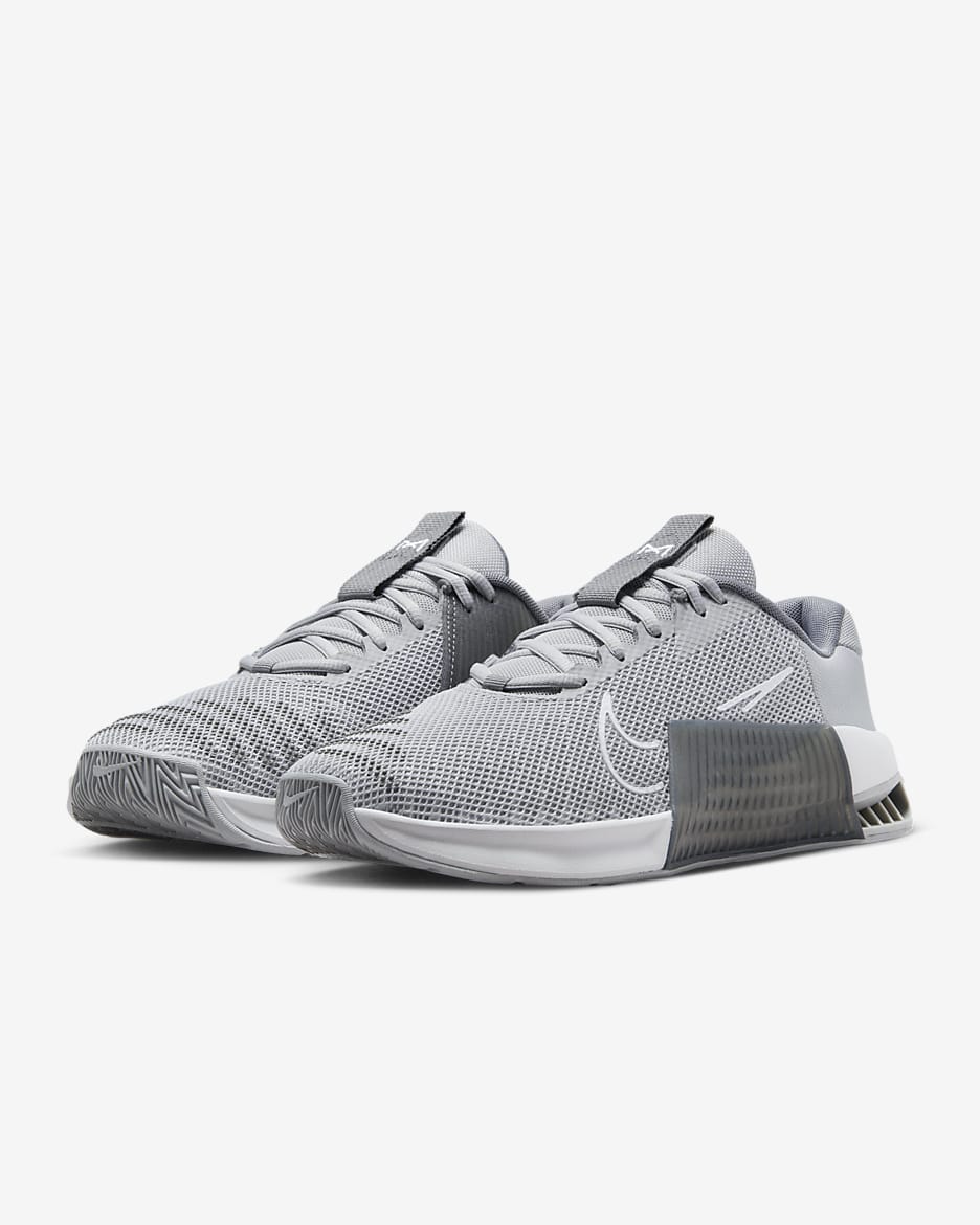 รองเท้าออกกำลังกายผู้ชาย Nike Metcon 9 - Light Smoke Grey/Photon Dust/ขาว/ขาว